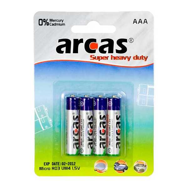 Arcas AAA/R03 Super Heavy Duty 4 vnt.