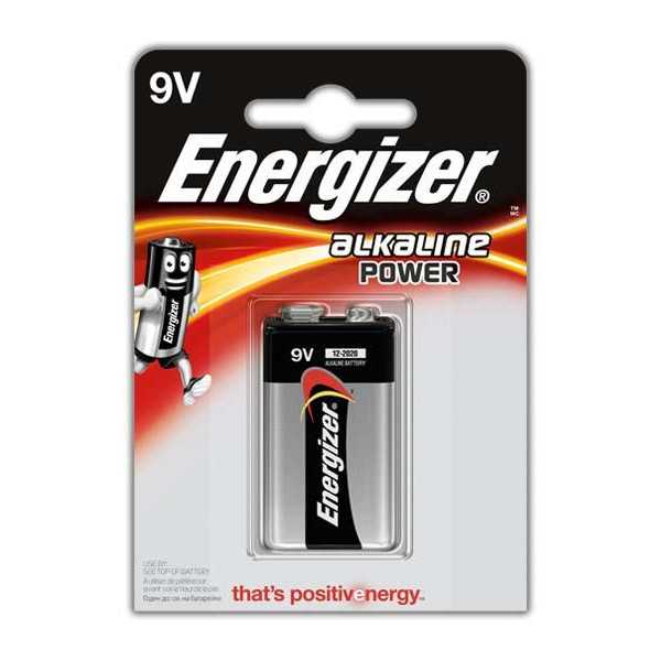 Energizer 9V/6LR61 šarminė galia 1 vnt.