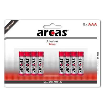 Arcas AAA/LR03 Alkaline 8 pc(s)