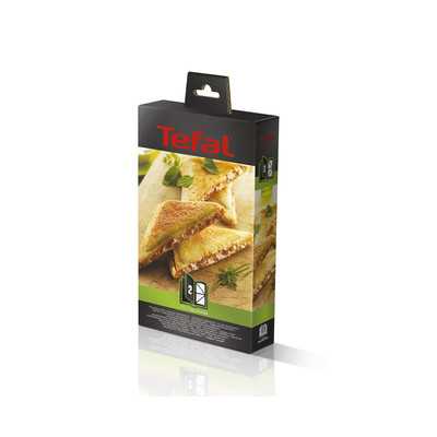 TEFAL Triangle toasted sandwich set for Snack Collection XA800212 Dimensions (W x L) 13 x 22.5 cm Black