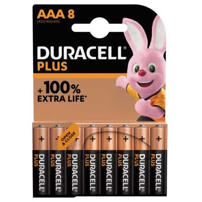 Duracell Plus MN2400 AAA Alkaline 8 pc(s)