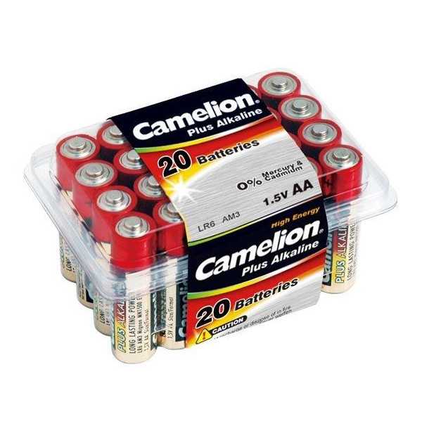 Camelion LR6-BP20 AA/LR6 Plus Alkaline 20 vnt.