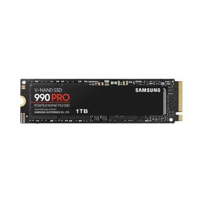 Samsung 990 PRO 1000 GB SSD form factor M.2 2280 SSD interface PCIe Gen4x4 Write speed 6900 MB/s Read speed 7450 MB/s