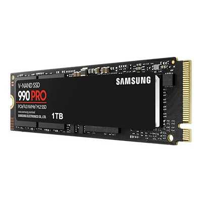 Samsung 990 PRO 1000 GB SSD form factor M.2 2280 SSD interface PCIe Gen4x4 Write speed 6900 MB/s Read speed 7450 MB/s