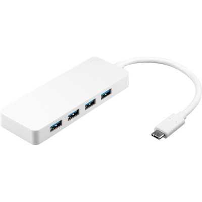 Goobay 4 USB-C multiport adapter 66274 USB 3.0 female (Type A) USB Type-C