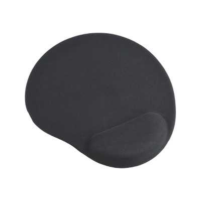 Gembird Gel mouse pad with wrist support Ergonomic mouse pad 240 x 220 x 4 mm Black