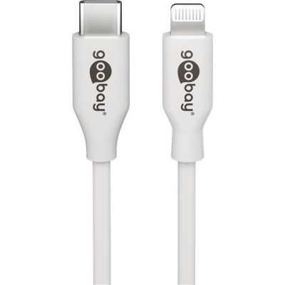 Goobay 39448 Lightning - USB-C USB charging and sync cable, 2 m, white Goobay USB-C male Apple Lightning male (8-pin)