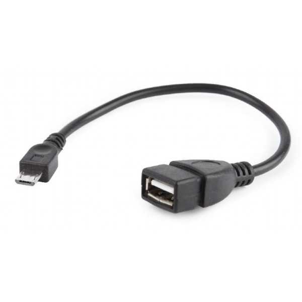 Cablexpert USB OTG AF to Micro BM cable, 0.15 m Cablexpert