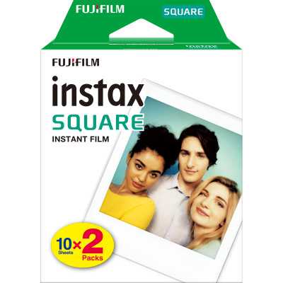 Fujifilm Instax Square Glossy Instant film (2x10pl) Quantity 20 86 x 72 mm Image dimensions: 62 62 mm