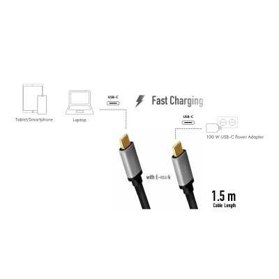 Logilink USB 2.0 Type-C USB-C (male) USB-C (male)