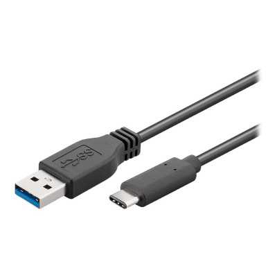 Goobay Round cable USB-C male USB 3.0 male (type A)