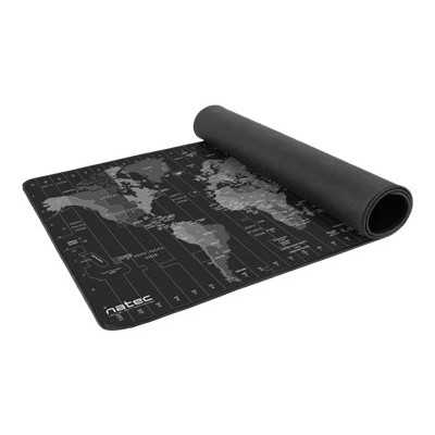 Natec Mouse Pad, Time Zone Map, Maxi, 800x400 mm Natec Mouse Pad Maxi Time Zone Map