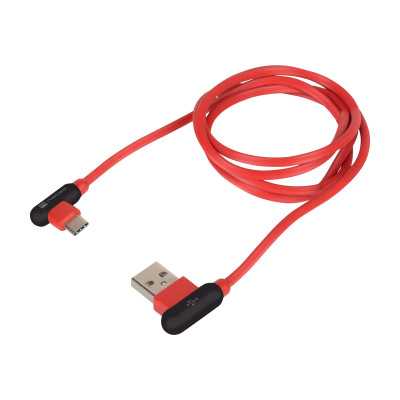 Natec Prati, Angled USB Type C to Type A Cable 1m, Red Natec USB Type-A USB Type C