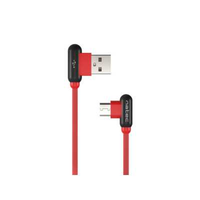 Natec Prati, Angled USB Type C to Type A Cable 1m, Red Natec USB Type-A USB Type C