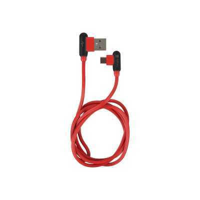 Natec Prati, Angled USB Type C to Type A Cable 1m, Red Natec USB Type-A USB Type C