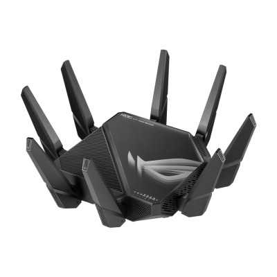 Asus Wifi 6 802.11ax Quad-band Gigabit Gaming Router ROG GT-AXE16000 Rapture 802.11ax 1148+4804+4804+48004 Mbit/s 10/100/1000 Mb