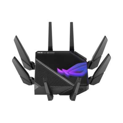 Asus Wifi 6 802.11ax Quad-band Gigabit Gaming Router ROG GT-AXE16000 Rapture 802.11ax 1148+4804+4804+48004 Mbit/s 10/100/1000 Mb