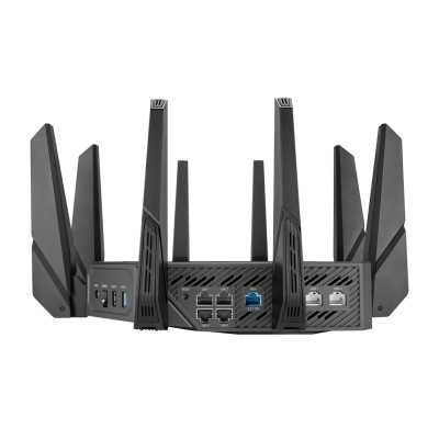 Asus Wifi 6 802.11ax Quad-band Gigabit Gaming Router ROG GT-AXE16000 Rapture 802.11ax 1148+4804+4804+48004 Mbit/s 10/100/1000 Mb