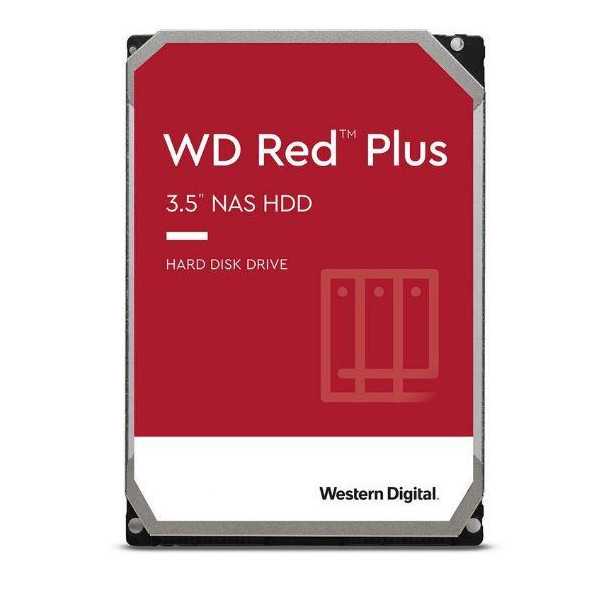 HDD|WESTERN DIGITAL|Red Plus|6TB|SATA|256 MB|5400 rpm|3,5"|WD60EFPX