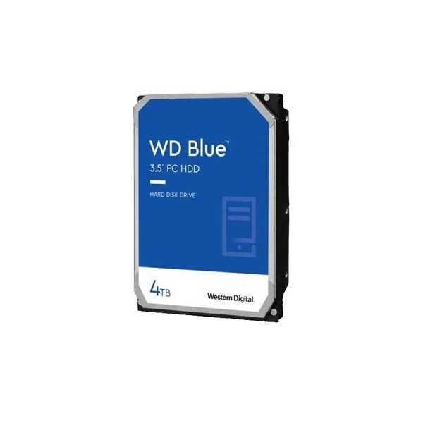 HDD|WESTERN DIGITAL|Blue|4TB|SATA|256 MB|5400 rpm|3,5"|WD40EZAX