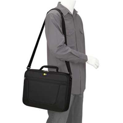 Case Logic VNCI215 Fits up to size 15.6 " Messenger - Briefcase Black Shoulder strap