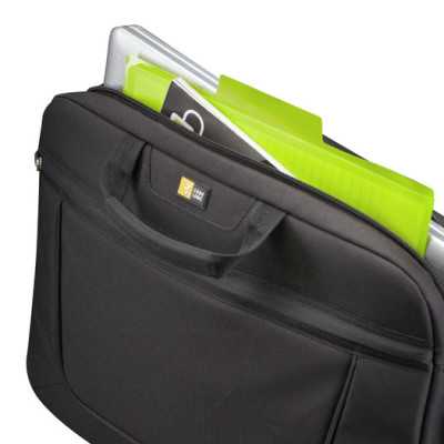 Case Logic VNAI215 Fits up to size 15.6 " Messenger - Briefcase Black Shoulder strap