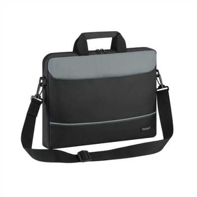 Targus Intellect Fits up to size 15.6 " Messenger - Briefcase Black/Grey Shoulder strap