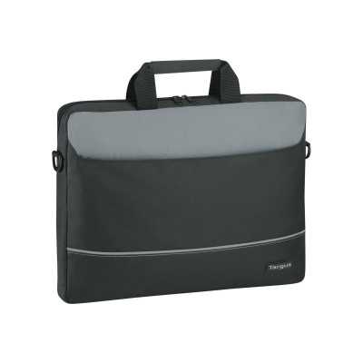 Targus Intellect Fits up to size 15.6 " Messenger - Briefcase Black/Grey Shoulder strap