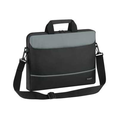 Targus Intellect Fits up to size 15.6 " Messenger - Briefcase Black/Grey Shoulder strap