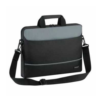 Targus Intellect Fits up to size 15.6 " Messenger - Briefcase Black/Grey Shoulder strap