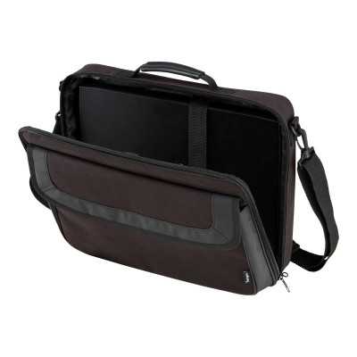 Targus Classic Clamshell Case Fits up to size 15.6 " Messenger - Briefcase Black Shoulder strap