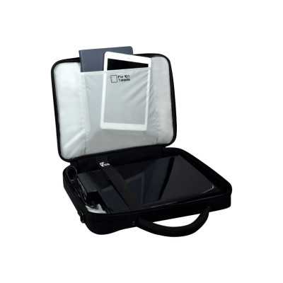 PORT DESIGNS Courchevel Fits up to size 15.6 " Messenger - Briefcase Black Shoulder strap