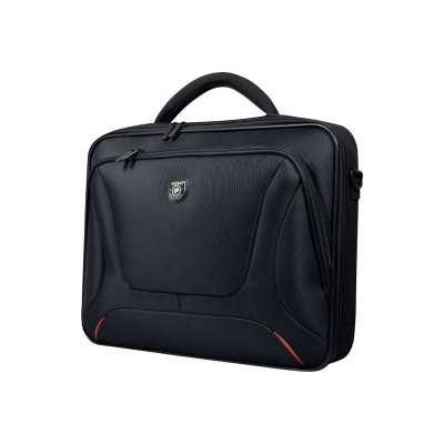 PORT DESIGNS Courchevel Fits up to size 15.6 " Messenger - Briefcase Black Shoulder strap