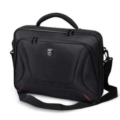 PORT DESIGNS Courchevel Fits up to size 15.6 " Messenger - Briefcase Black Shoulder strap