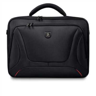 PORT DESIGNS Courchevel Fits up to size 15.6 " Messenger - Briefcase Black Shoulder strap