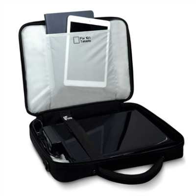 PORT DESIGNS Courchevel Fits up to size 15.6 " Messenger - Briefcase Black Shoulder strap