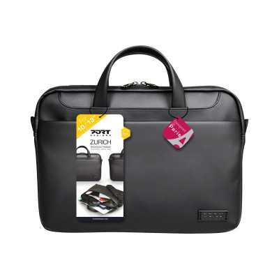 PORT DESIGNS Zurich Fits up to size 15.6 " Messenger - Briefcase Black Shoulder strap