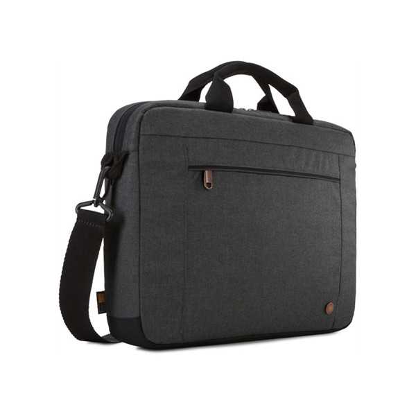 Case Logic Era Attaché Tinka iki 14" dydžio Messenger - portfelis Obsidian peties dirželis