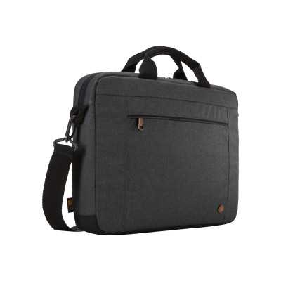 Case Logic Era Attaché Fits up to size 14 " Messenger - Briefcase Obsidian Shoulder strap