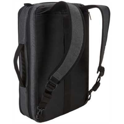 Case Logic Era Hybrid Briefcase Fits up to size 15.6 " Messenger - Briefcase/Backpack Obsidian Shoulder strap