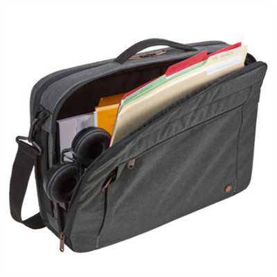 Case Logic Era Hybrid Briefcase Fits up to size 15.6 " Messenger - Briefcase/Backpack Obsidian Shoulder strap