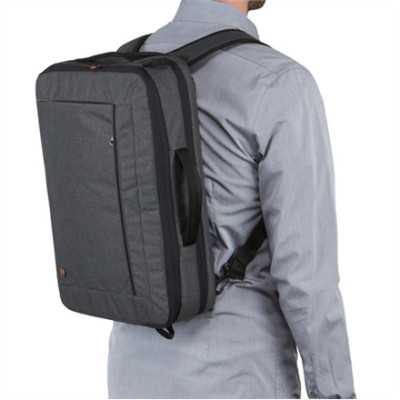 Case Logic Era Hybrid Briefcase Fits up to size 15.6 " Messenger - Briefcase/Backpack Obsidian Shoulder strap