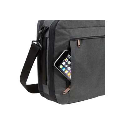 Case Logic Era Hybrid Briefcase Fits up to size 15.6 " Messenger - Briefcase/Backpack Obsidian Shoulder strap