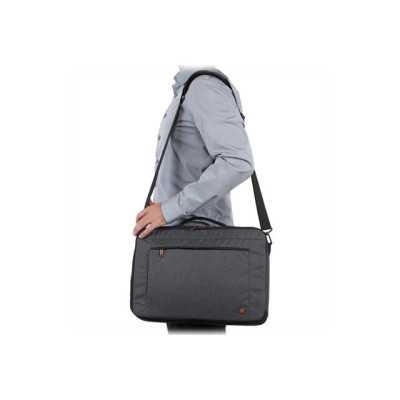 Case Logic Era Hybrid Briefcase Fits up to size 15.6 " Messenger - Briefcase/Backpack Obsidian Shoulder strap