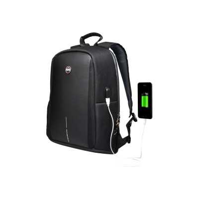 PORT DESIGNS ANTI-THEFT Chicago EVO Fits up to size 15.6 " Backpack Black 13-15.6 " Shoulder strap