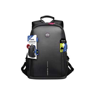 PORT DESIGNS ANTI-THEFT Chicago EVO Fits up to size 15.6 " Backpack Black 13-15.6 " Shoulder strap