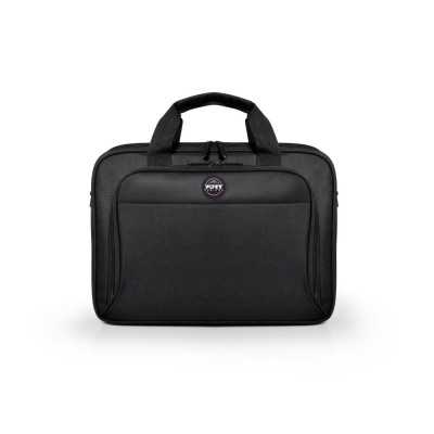 PORT DESIGNS HANOI II CLAMSHELL 105064 Fits up to size 15.6 " Messenger - Briefcase Black Shoulder strap