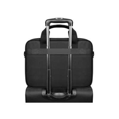 PORT DESIGNS HANOI II CLAMSHELL 105064 Fits up to size 15.6 " Messenger - Briefcase Black Shoulder strap