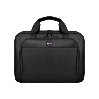 PORT DESIGNS HANOI II CLAMSHELL 105064 Fits up to size 15.6 " Messenger - Briefcase Black Shoulder strap