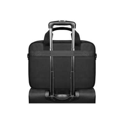 PORT DESIGNS HANOI II CLAMSHELL 105064 Fits up to size 15.6 " Messenger - Briefcase Black Shoulder strap